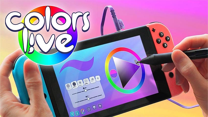 بازی Colors Live به همراه قلم طراحی برای Nintendo Switch
