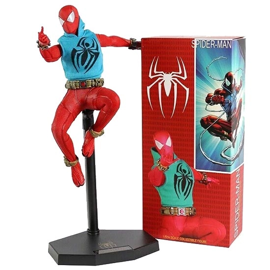 اکشن فیگور مرد عنکبوتی Crazy Toys Spider-Man Scarlett Spider Suit