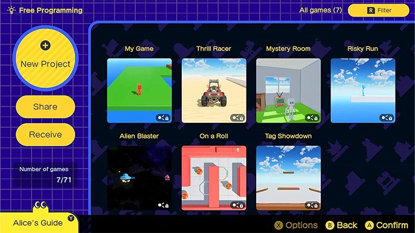 بازی Game Builder Garage برای Nintendo Switch