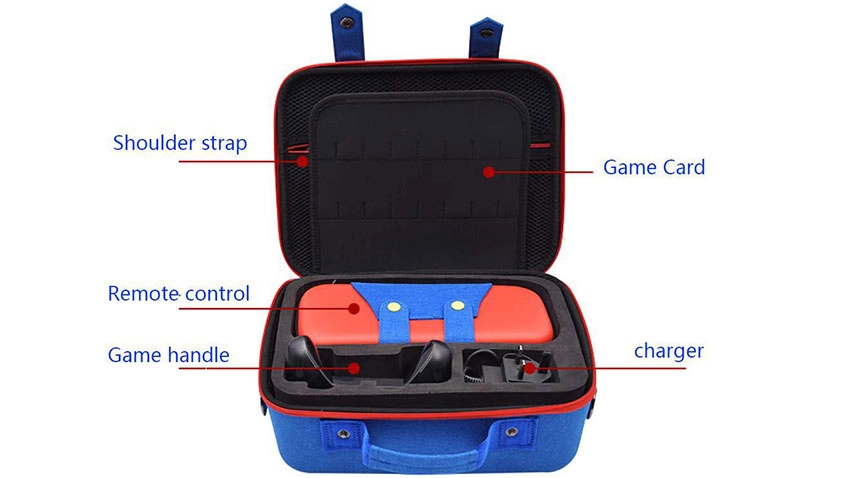 کیف مسافرتی Skade Carrying Storage Case mario برای Nintendo Switch