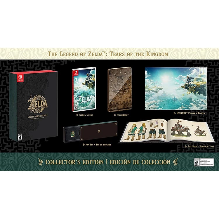کالکتور بازی The Legend of Zelda: Tears of the Kingdom Collectors Edition برای Nintendo Switch