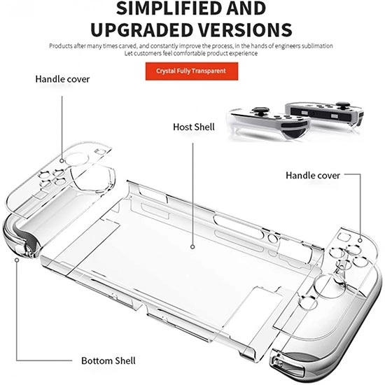 پک محافظتی هفت کاره VGBUS برای Nintendo Switch OLED - سفید مشکی