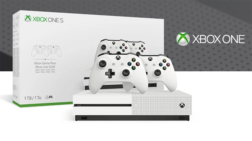 کنسول بازی Xbox One S دو دسته - ظرفیت 1 ترابایت