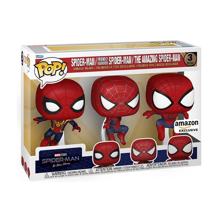فیگور فانکو پاپ 10CM طرح Funko POP Spider Man: No Way Home 3 Pack