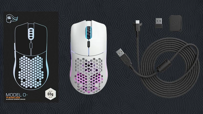 Glorious Model O- Wireless White Gaming Mouse
