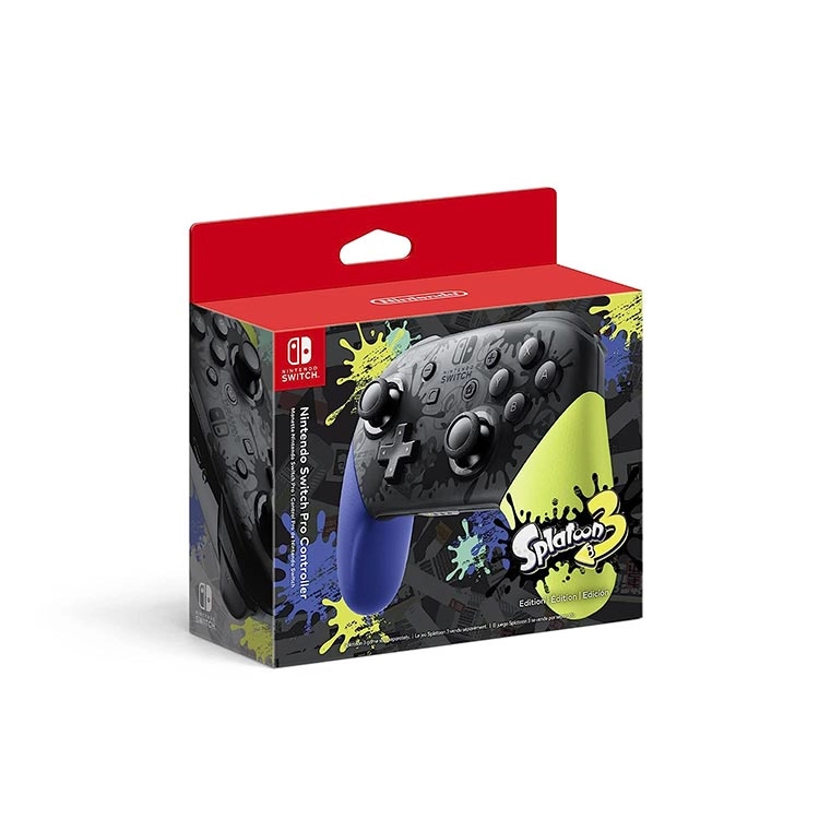 دسته بازی Nintendo Switch Pro طرح Splatoon 3 Edition