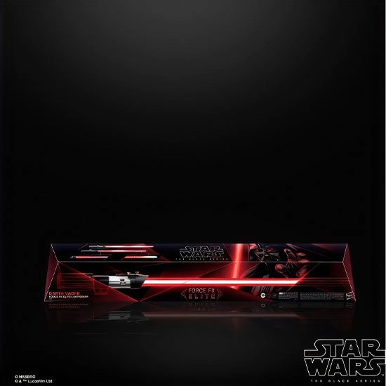 شمشیر نوری Hasbro Star Wars The Black Series Darth Vader Force FX Elite