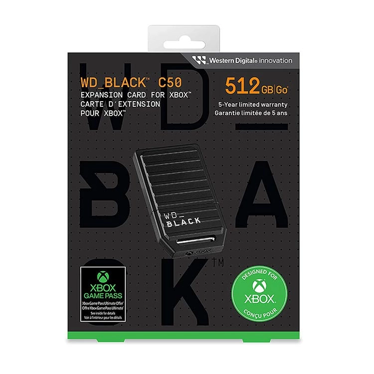حافظه اس اس دی WD_BLACK C50 Expansion - 512GB برای XBOX