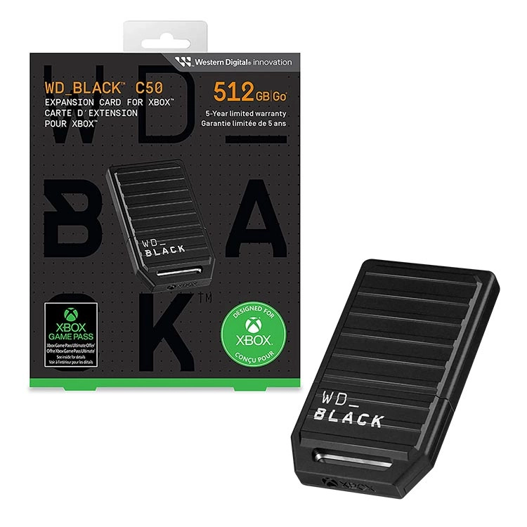 حافظه اس اس دی WD_BLACK C50 Expansion - 512GB برای XBOX Series X/S