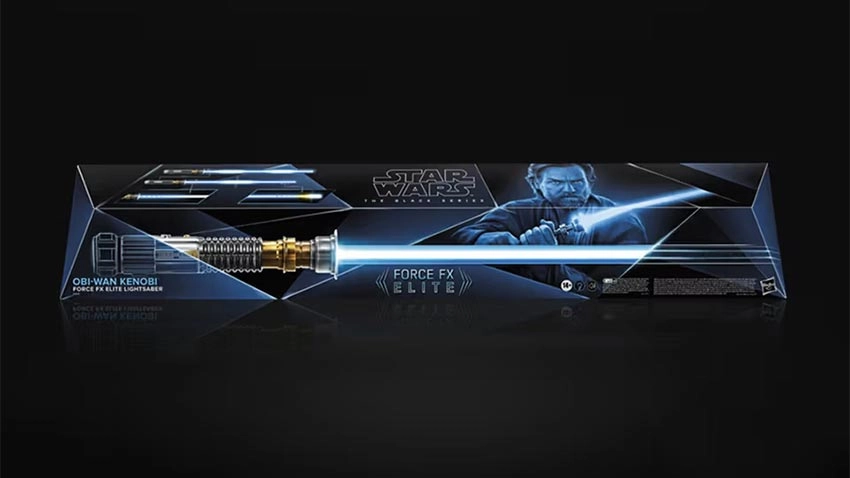 شمشیر نوری جنگ ستارگان Hasbro Star Wars The Black Series Obi-Wan Kenobi Force FX Elite