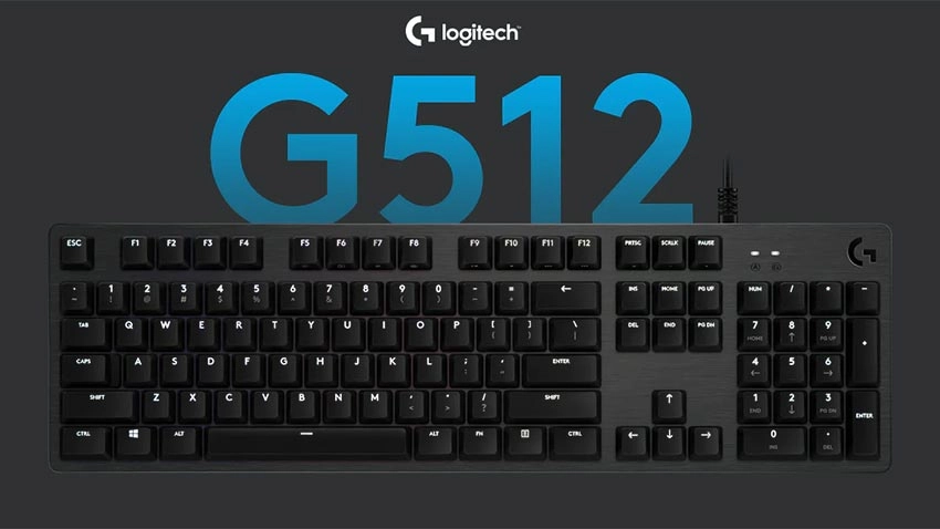 کیبورد گیمینگ لاجیتک Logitech G512 Carbon - سوییچ خطی قرمز
