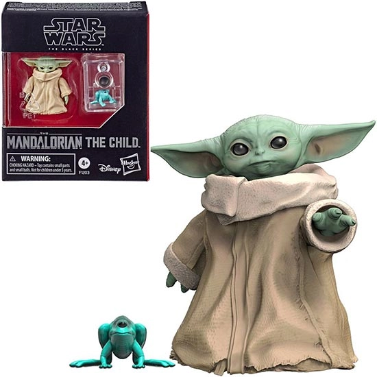 فیگور بیبی یودا Hasbro Star Wars The Mandalorian The Child همراه با قورباغه