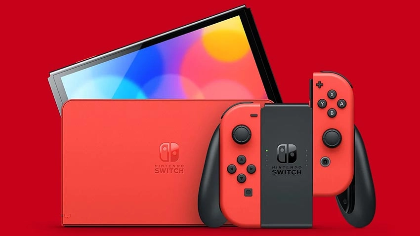 کنسول بازی نینتدو سوییچ Nintendo Switch OLED طرح Mario Red Edition