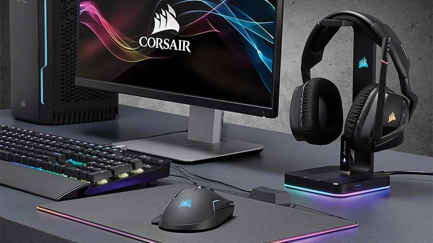 پایه نگهدارنده هدست کورسیر Corsair ST100 RGB Premium