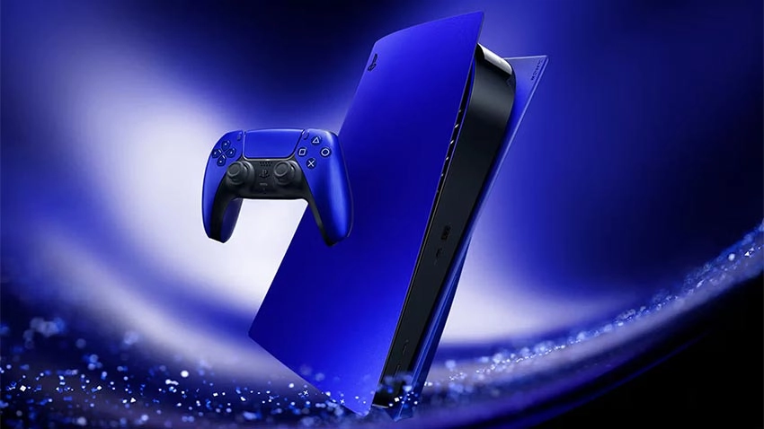 دسته بازی دوال سنس DualSense برای PS5 طرح Cobalt Blue