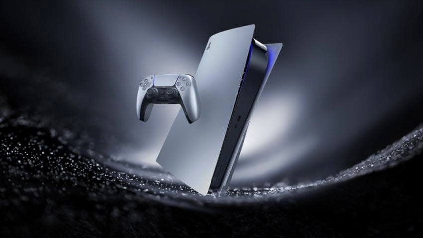 دسته بازی دوال سنس DualSense Sterling Silver برای PS5 - نقره ای
