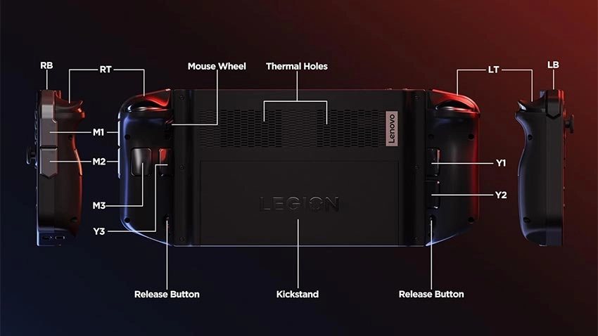 کنسول بازی دستی لنوو Lenovo Legion Go - ظرفیت 1TB