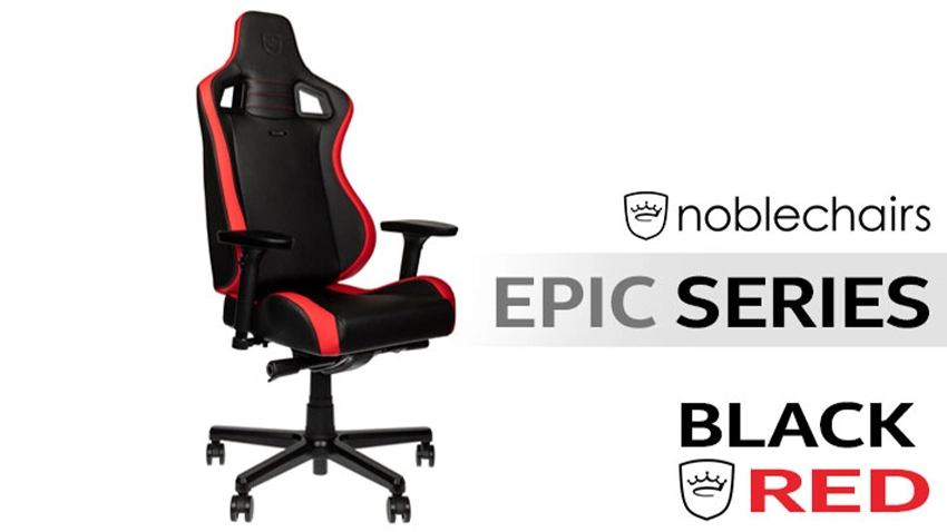 صندلی گیمینگ نوبل چیر Noblechairs Epic Compact - قرمز مشکی