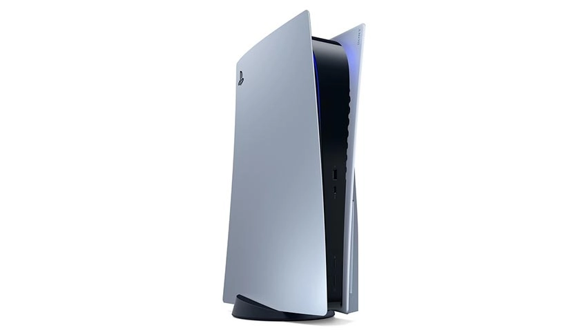 فیس پلیت PS5 Standard Edition Faceplate طرح Sterling Silver - نقره ای