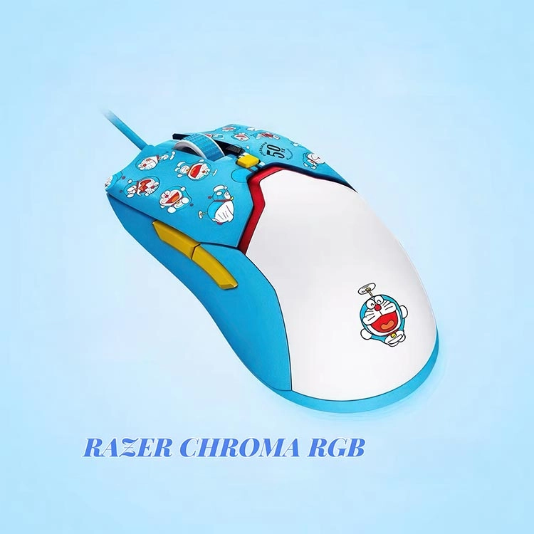 موس و موس پد گیمینگ ریزر Razer Doraemon 50th Anniversary Viper Gaming Mini Mouse and Mouse Pad