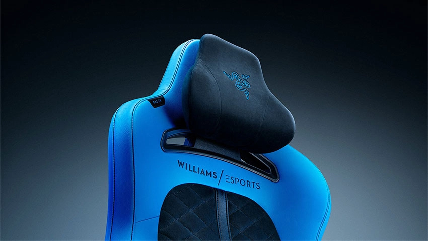 صندلی گیمینگ ریزر Razer Enki Pro طرح Williams Esports Edition