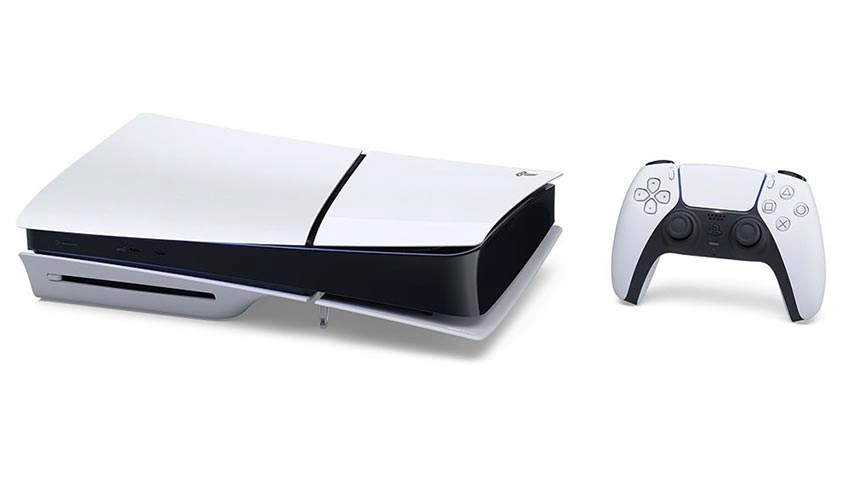 باندل کنسول PS5 Slim Standard به همراه 2 عدد دسته بازی سفید