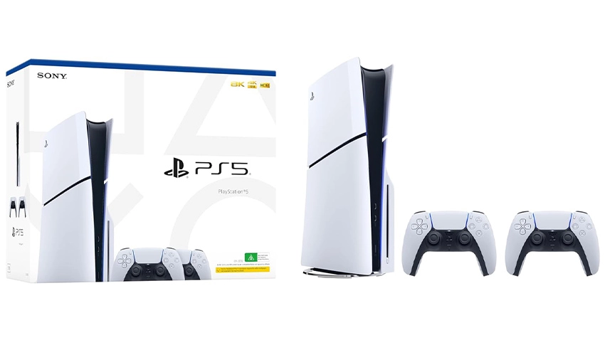 کنسول بازی پلی استیشن 5 اسلیم (PS5 Slim Standard Edition) دو دسته - ظرفیت 1TB