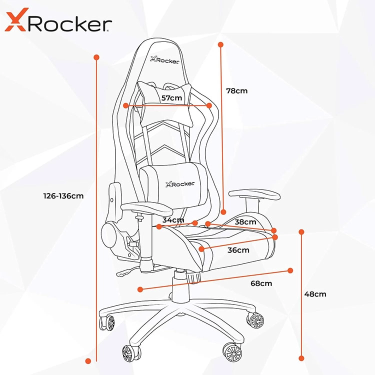 صندلی گیمینگ ایکس راکر X Rocker Bravo RGB