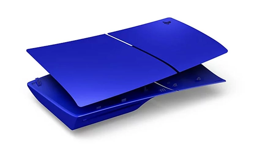 فیس پلیت PS5 Slim Faceplate طرح Cobalt Blue - آبی