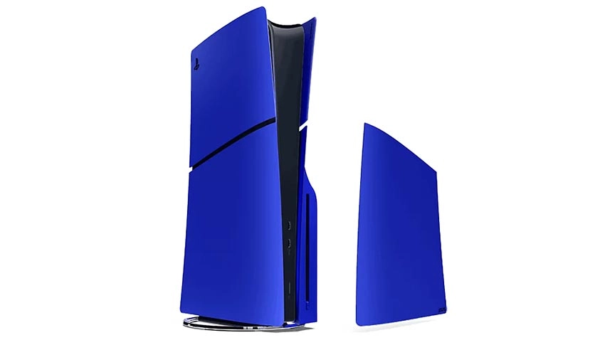 فیس پلیت PS5 Slim Faceplate طرح Cobalt Blue - آبی