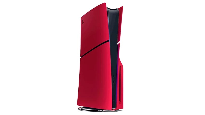فیس پلیت PS5 Slim Faceplate طرح Volcanic Red - قرمز