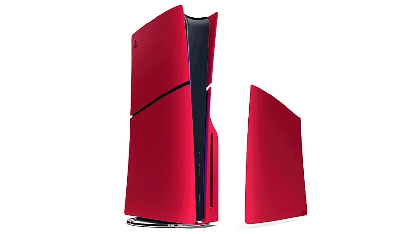 فیس پلیت PS5 Slim Faceplate طرح Volcanic Red - قرمز