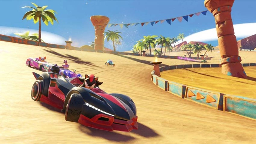 بازی Team Sonic Racing به همراه فیگور Sonic The Hedgehog برای PS4