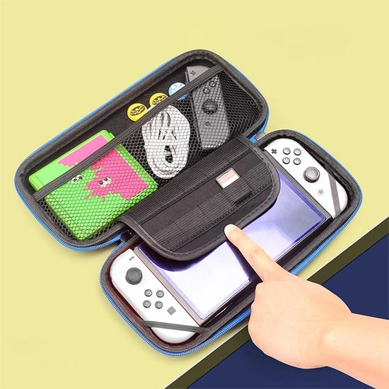 پک محافظتی یازده کاره A-ONE-K برای Nintendo Switch OLED - آبی