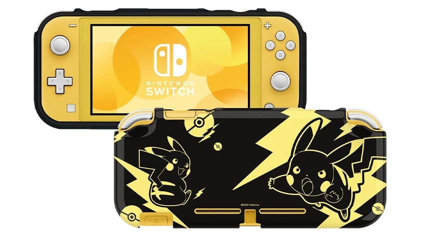 قاب هوری Hori Duraflexi Protector طرح Pokemon: Pikachu برای Nintendo Switch Lite