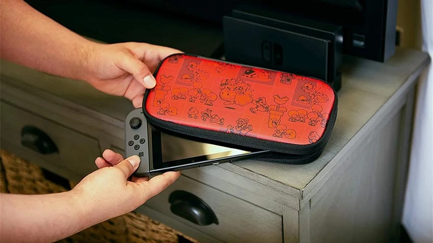 کیف حمل PowerA Stealth Case طرح Super Mario برای Nintendo Switch