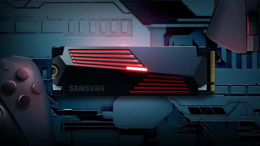 حافظه اس اس دی سامسونگ Samsung 990 PRO PCIe 4.0 NVMe SSD با هیت سینک - 2TB