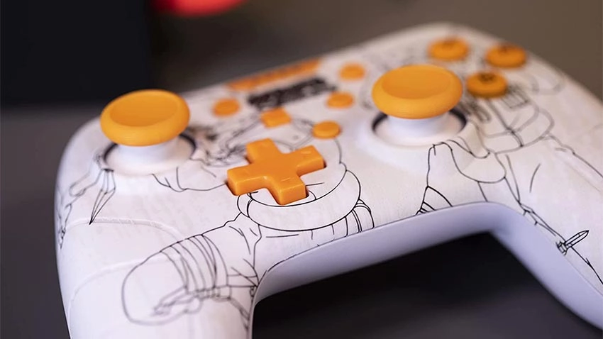 دسته بازی کونیکس Konix طرح Naruto White kakashi برای Nintendo Switch
