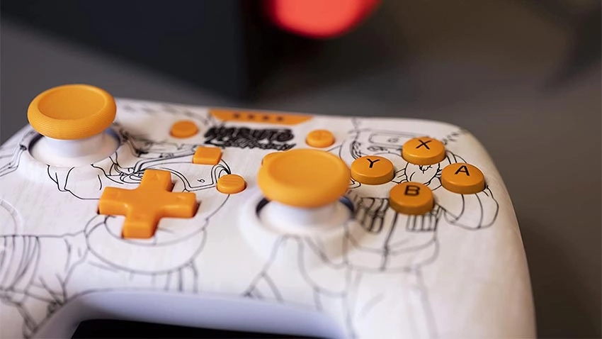 دسته بازی کونیکس Konix طرح Naruto White kakashi برای Nintendo Switch