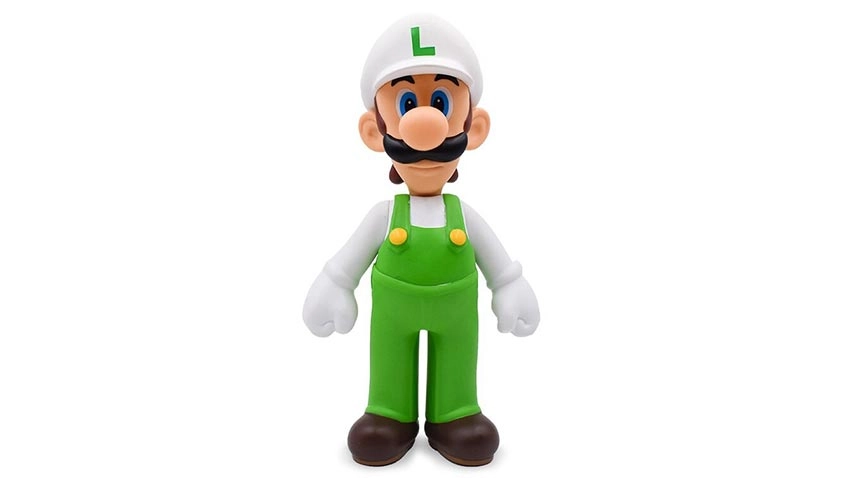 اکشن فیگور لوئیجی سفید Banpresto Super Mario Super Size Luigi White