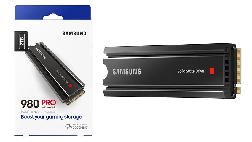 حافظه اس اس دی سامسونگ Samsung 980 PRO PCIe 4.0 NVMe SSD با هیت سینک - 2TB