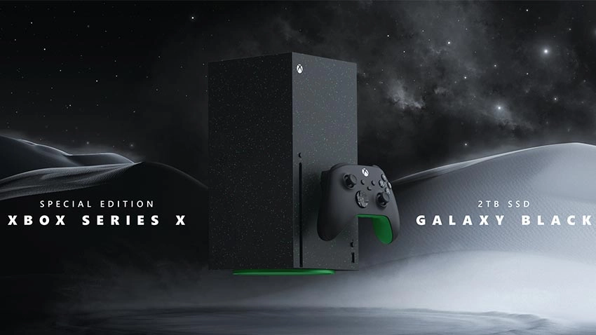 کنسول بازی Xbox Series X باندل Galaxy Black Special Edition