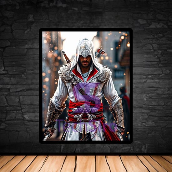 تابلو اتزیو Assassins Creed Ezio