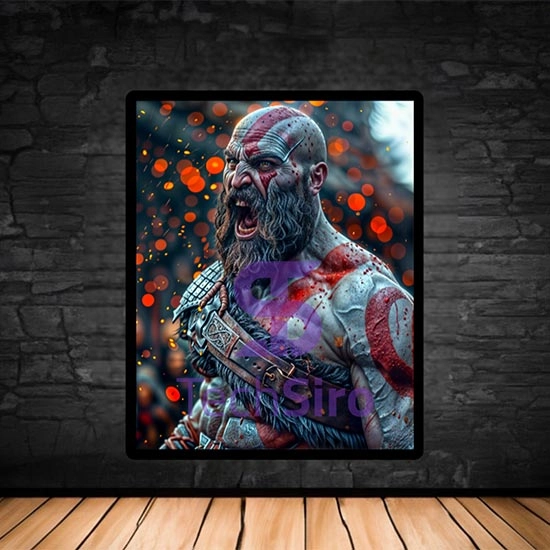 تابلو کریتوس God of War Kratos مدل 1