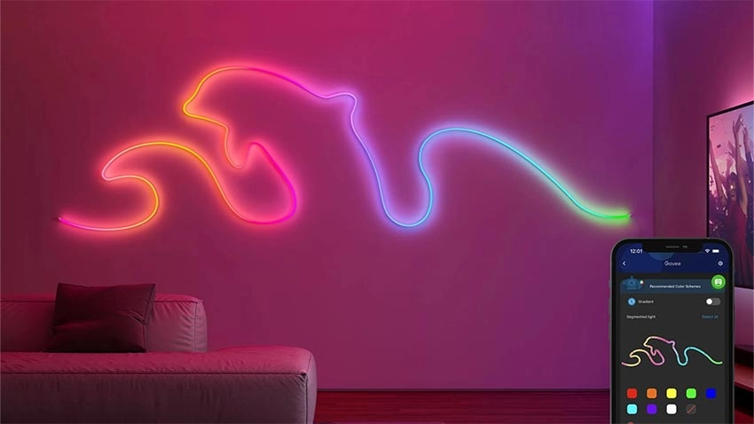 چراغ نئونی هوشمند 5 متری گووی Govee RGBIC LED Neon Rope Light 2