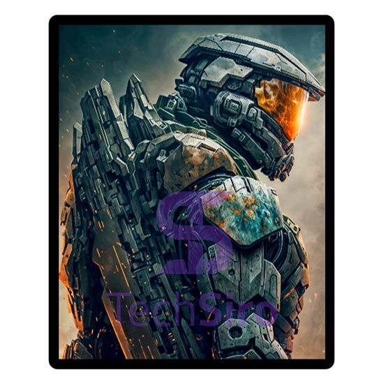 تابلو مستر چیف Halo Master Chief سایز 40*50 سانتی