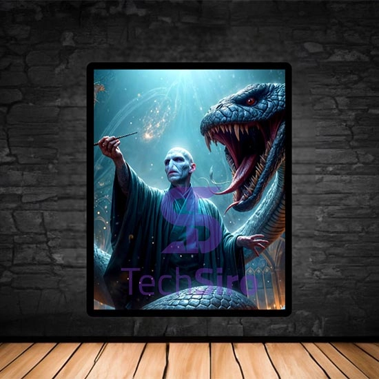 تابلو لرد ولدمورت Harry Potter Lord Voldemort سایز 40*50 سانتی