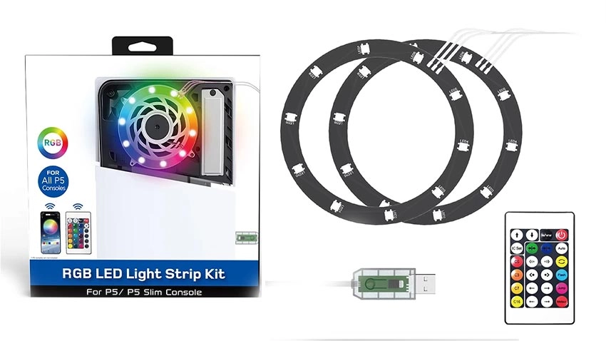 کیت نورپردازی IPega RGB LED Light Strip Kit برای PS5 Slim