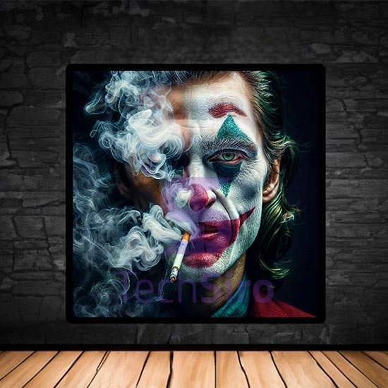 تابلو جوکر Joker سایز 40*40 سانتی مدل 2