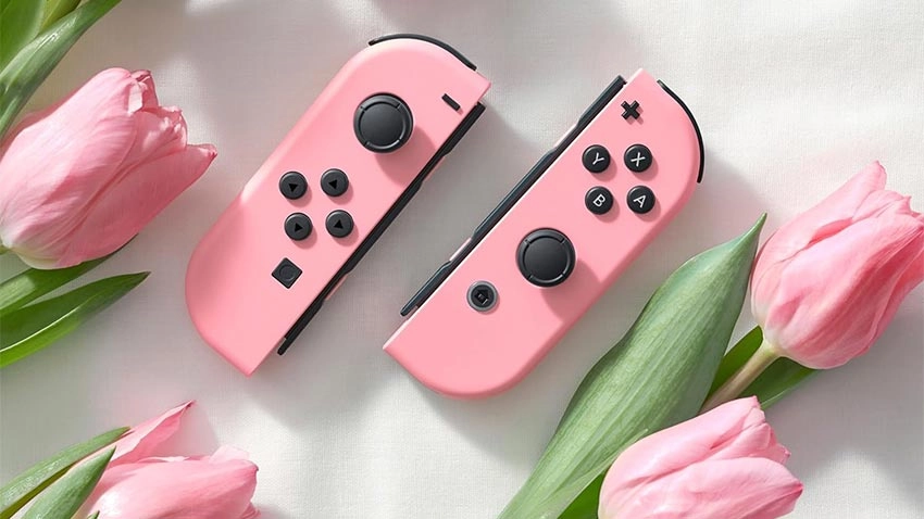 دسته بازی جوی کان Joy Con برای Nintendo Switch - صورتی